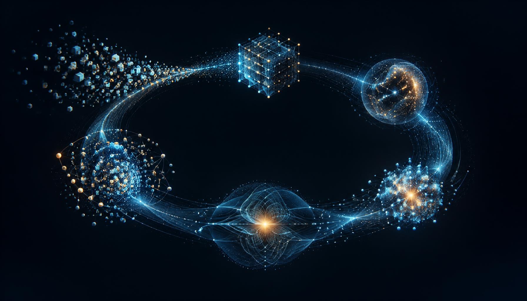 A circular physical world learning loop